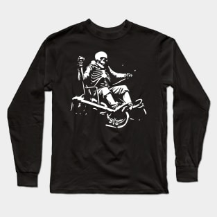 Santa Claus Skeleton Long Sleeve T-Shirt